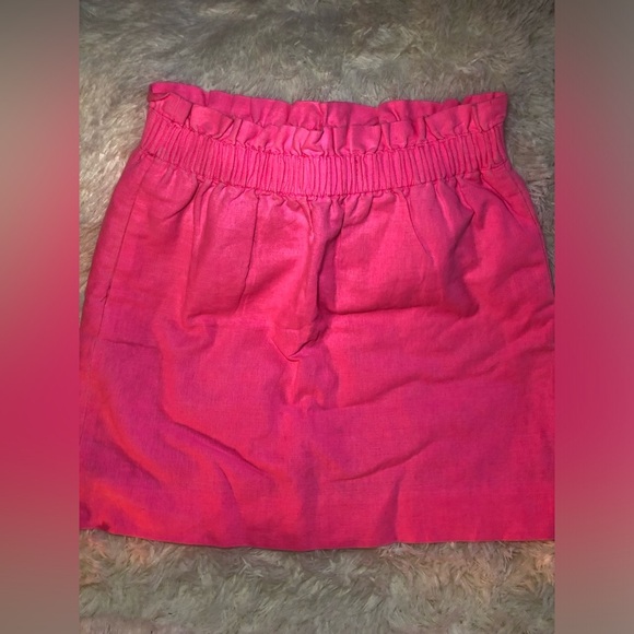 J. Crew Bright Pink Mini Skirt - Picture 4 of 16